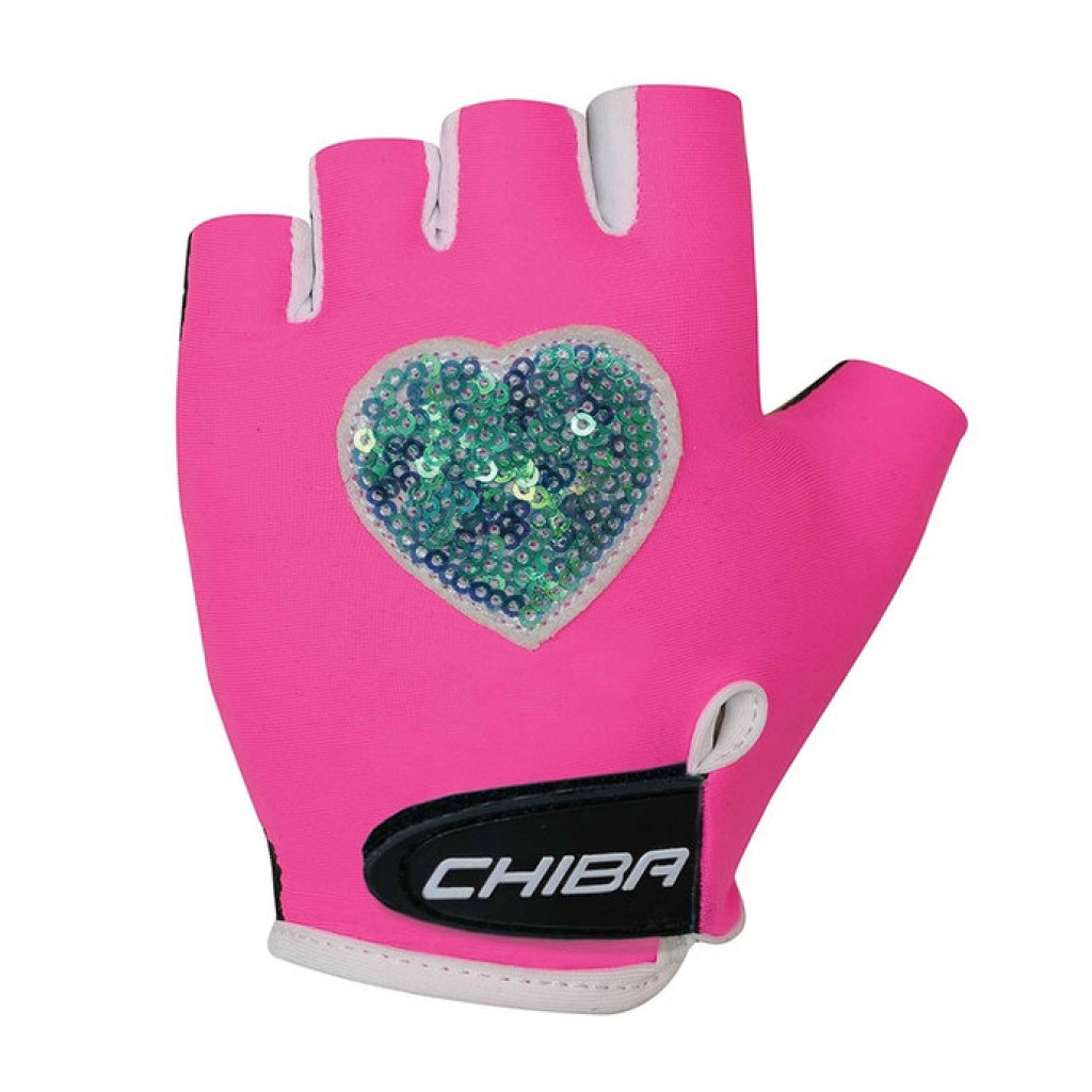 Chiba Chiba Detské cyklistické rukavice COOL KIDS HEART S