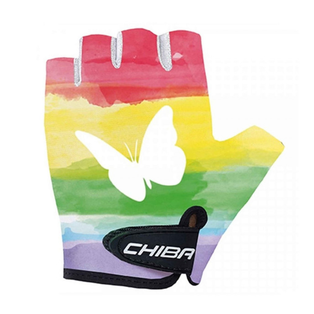 Chiba Chiba Detské cyklistické rukavice COOL Kids Papillon S