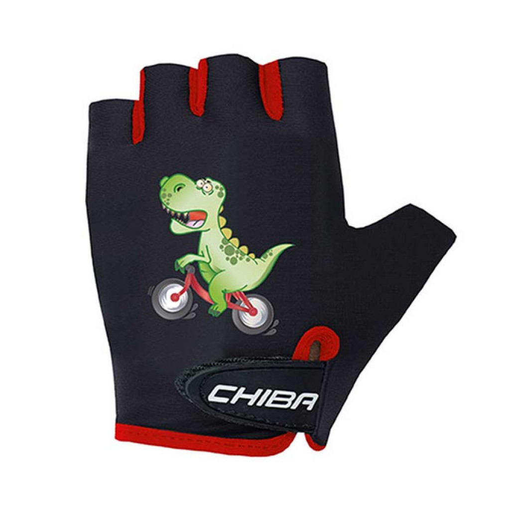 Chiba Cyklistické rukavice pre deti COOL Kids Dinosaurie