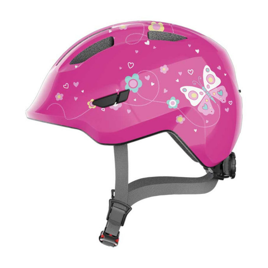ABUS ABUS Detská cyklistická prilba Smiley 3.0 pink butterfly 2026 M