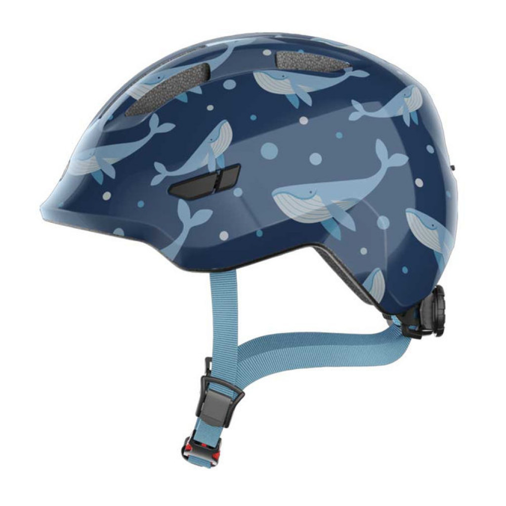 ABUS ABUS Detská cyklistická prilba Smiley 3.0 blue whale 2026 S