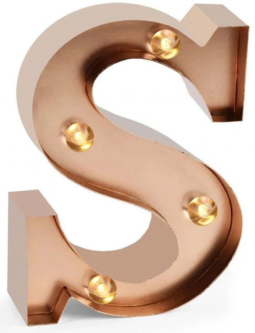 Legami Mini dekoračné svetlo Legami Mini Decorative Light - S - Gold Rose - Letters