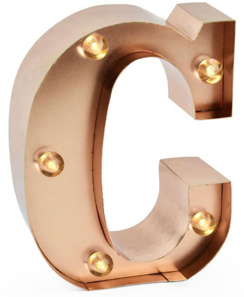 Legami Mini dekoračné svetlo Legami Mini Decorative Light - C - Gold Rose - Letters
