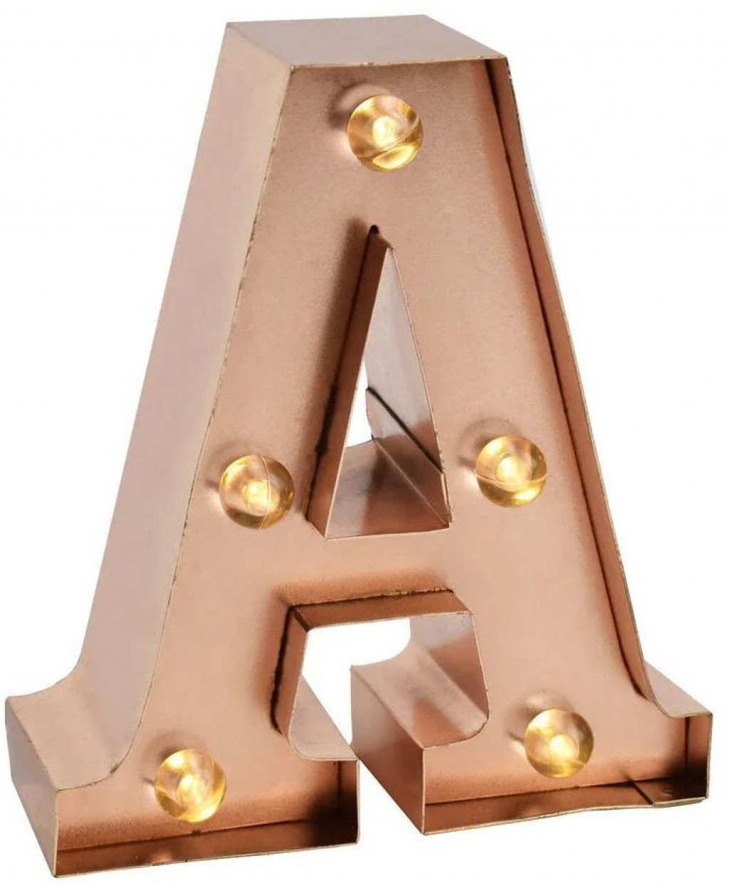 Legami Mini dekoračné svetlo Legami Mini Decorative Light - A - Gold Rose - Letters