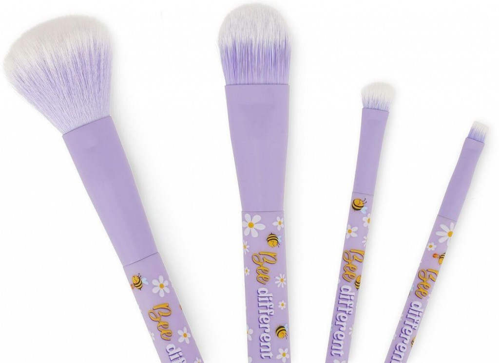 Legami Štetce na líčenie Legami Oh My Glow! - Set Of 4 Makeup Brushes - Bee