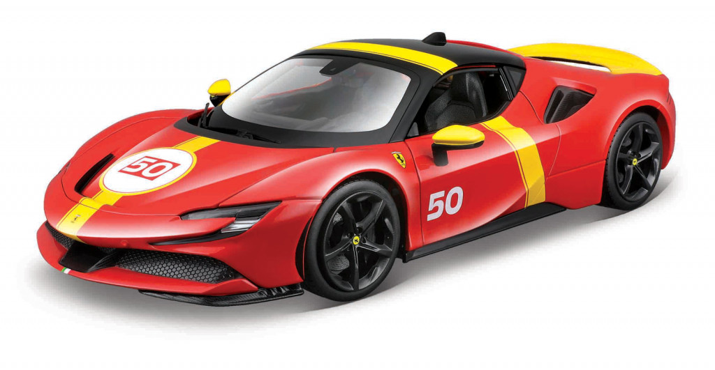 Bburago Bburago - RACE+PLAY, FERRARI, SF90 STRADALE ASSETTO FIORANO, 1:18
