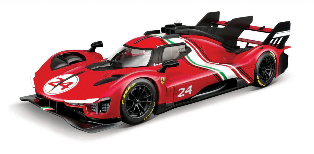 Bburago Bburago - RACING, FERRARI 499P MODIFICATA, červená, 1:18