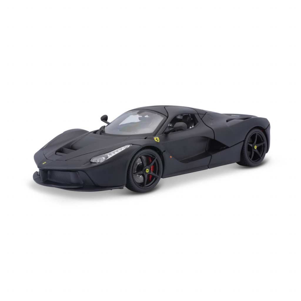 Bburago Bburago - SIGNATURE SERIES, Ferrari LaFerrari, matná čierna, 1:18