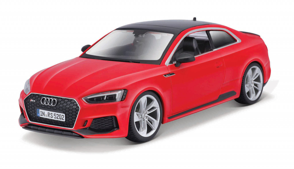 Bburago Bburago - Autá HOBBY, Plus, Audi RS 5 Coupé, červená, 1:24