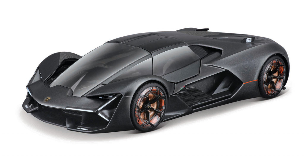 Bburago Bburago - Autá HOBBY, Plus, Lamborghini Terzo Millennio, metal šedá, 1:24