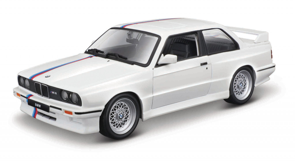 Bburago Bburago - Autá HOBBY, Plus, BMW 3 Series M3, biela, 1:24