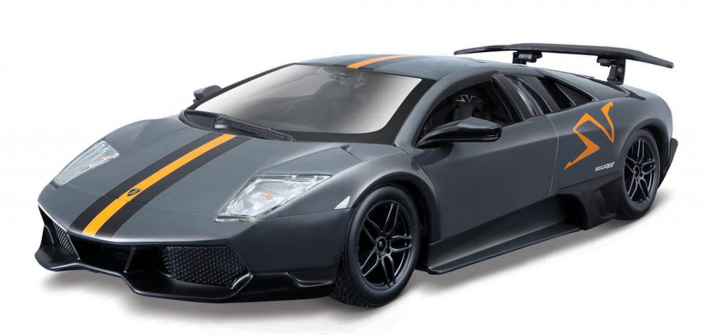 Bburago Bburago - Autá  HOBBY, Murciélago LP 670-4 SV China Limited Edition, metal šedá, 1:24
