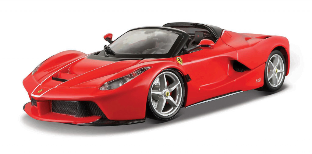 Bburago Bburago - RACE+PLAY, Ferrari LaFerrari Aperta, červená, 1:24