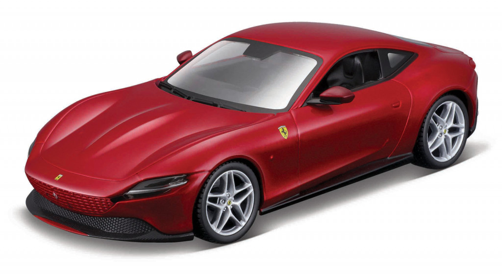 Bburago Bburago - RACE+PLAY, Ferrari Roma, červená, 1:24