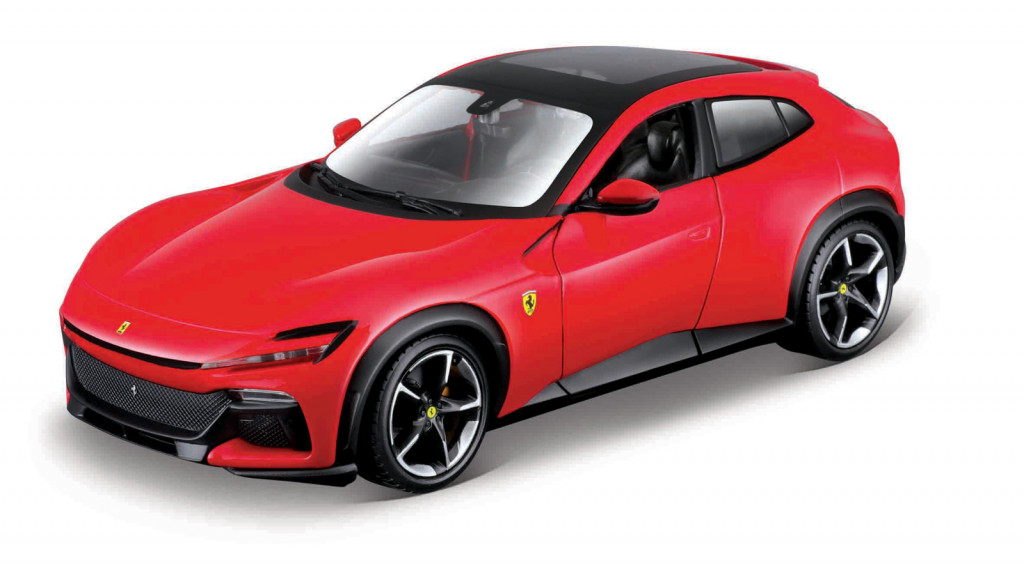 Bburago Bburago - RACE+PLAY, Ferrari Purosangue, červená, 1:24