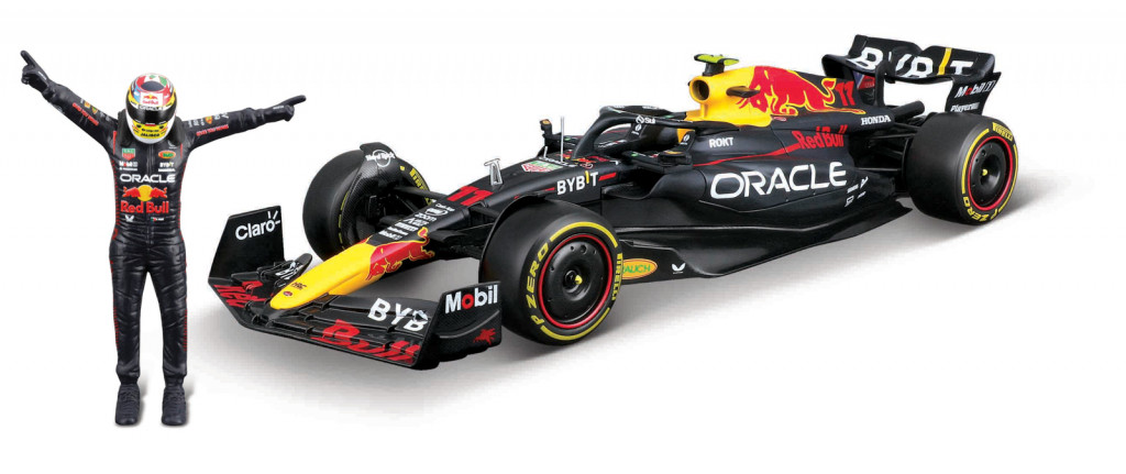 Bburago Bburago - RACE Formula F1, Red Bull Racing RB19 (2023), 11 Sergio Peréz, 1:24