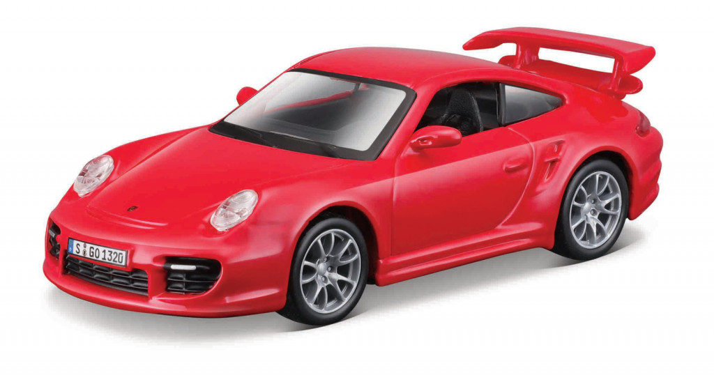 Bburago Bburago - Autá HOBBY, Porsche 911 GT2, červená, 1:32