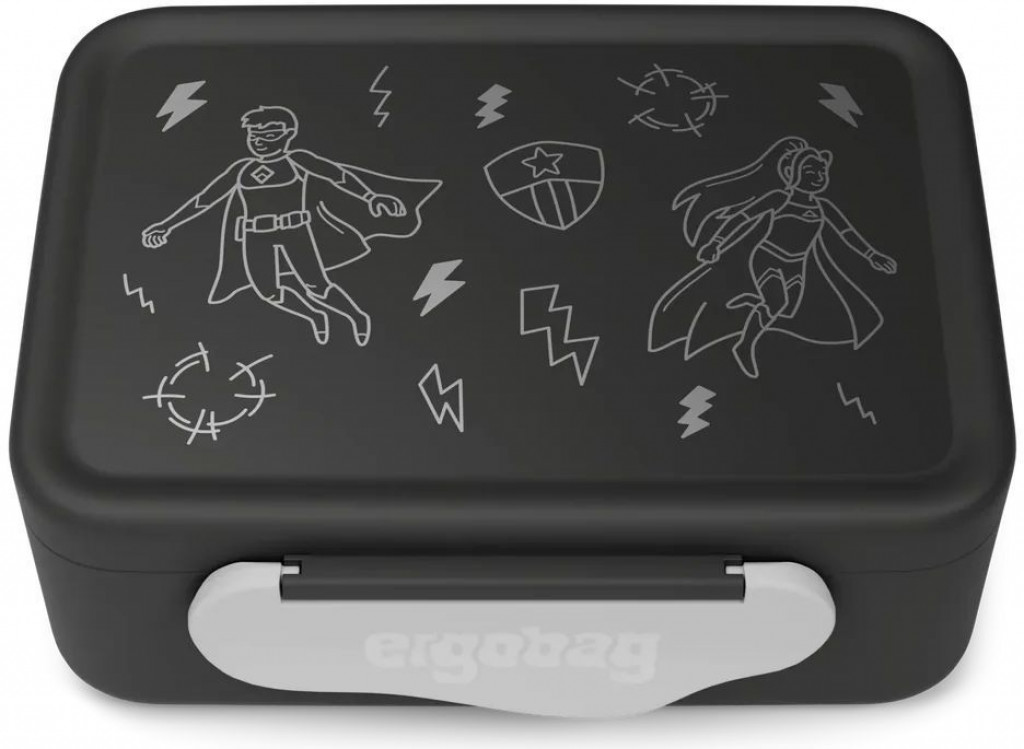 Ergobag Desiatový box Ergobag Plastic Lunchbox - Superhero