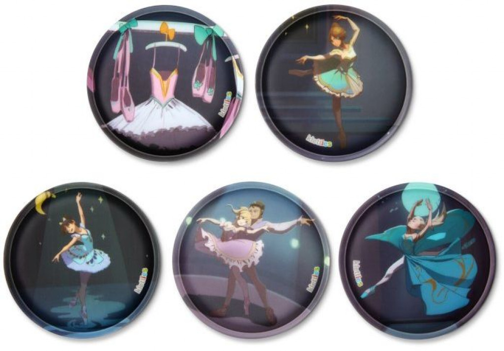 Ergobag Sada ozdôb na batoh Ergobag Kletties Set - Ballet Dancer