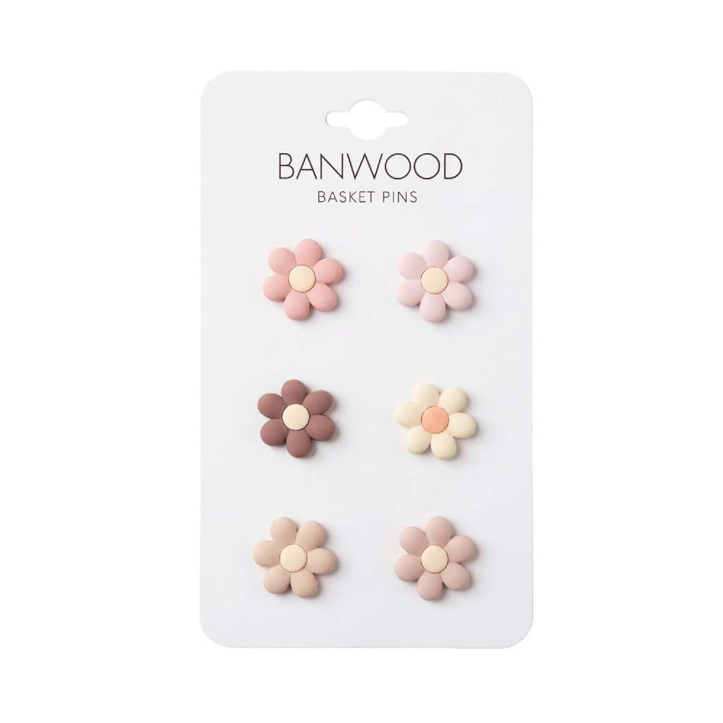 Všetky značky||Banwood||Banwood Eco Banwood ozdoby na košík (Flowers)