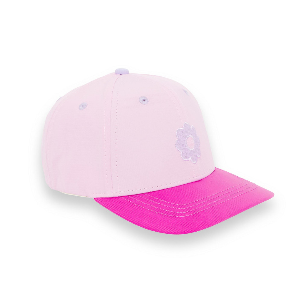 KiETLA||Všetky značky KiETLA ICONIK Baseball šiltovka s UV ochranou - Pink Flower (55 - 57 cm)