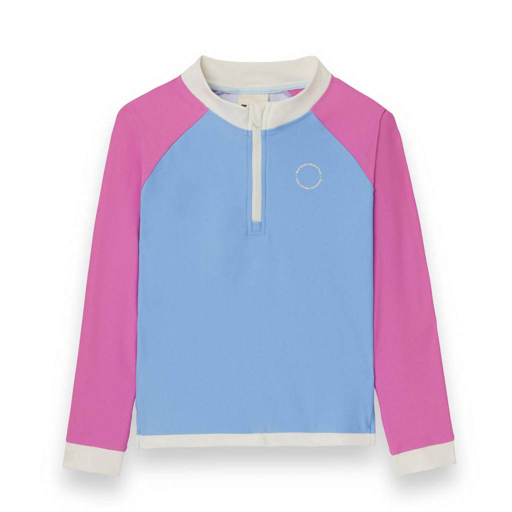 KiETLA||Všetky značky KiETLA ICONIK plavky s UV ochranou - tričko s dlhým rukávom - Purple Pink (2-4 roky)