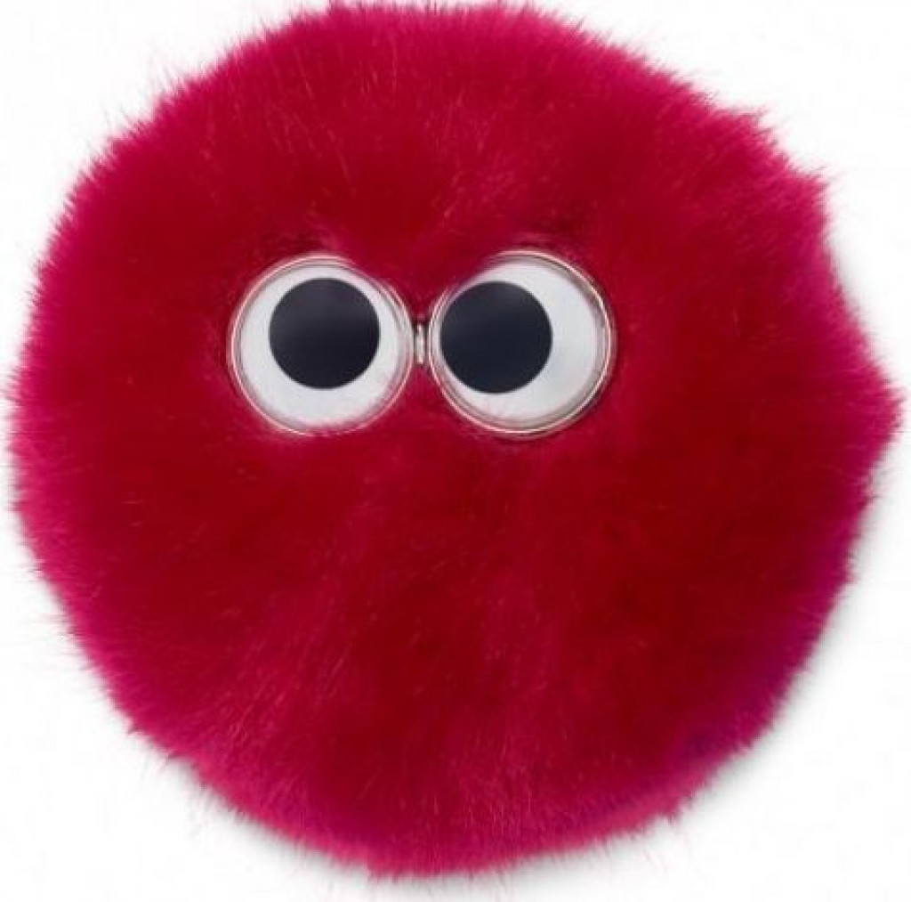 Ergobag Ozdoba na batoh Ergobag Fluffy Klettie - Pink Fleece