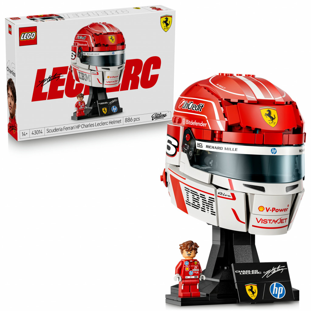Lego® Prilba Charles Leclerc zo Scuderia Ferrari HP