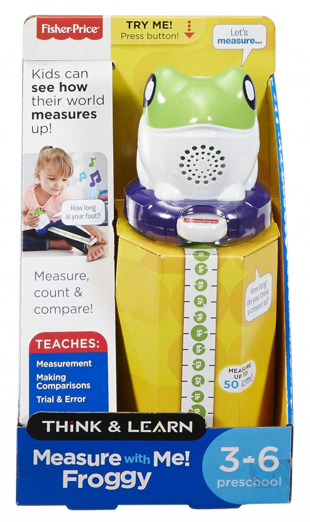 Mattel FP PS ŽABKA NAUČ SA MERAT SK