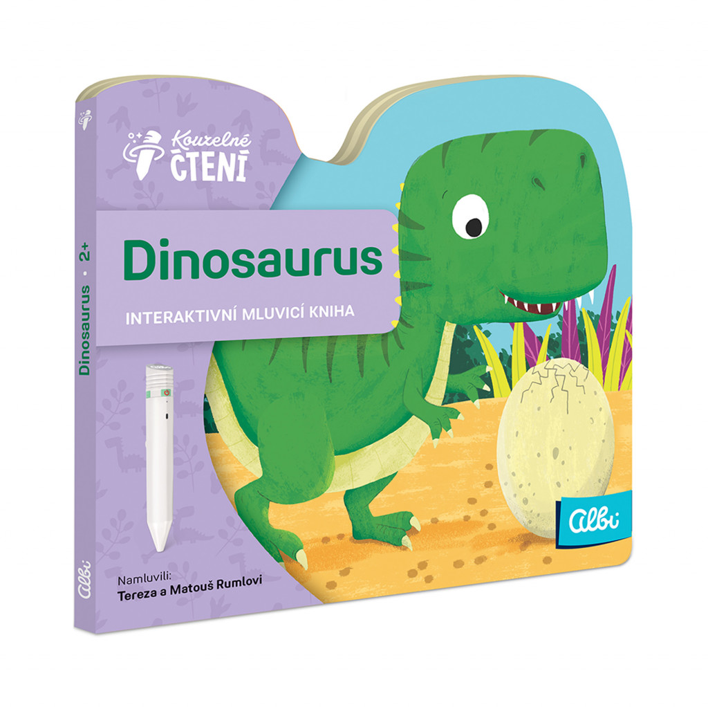 Albi KČ Minikniha s výsekem - Dinosaurus