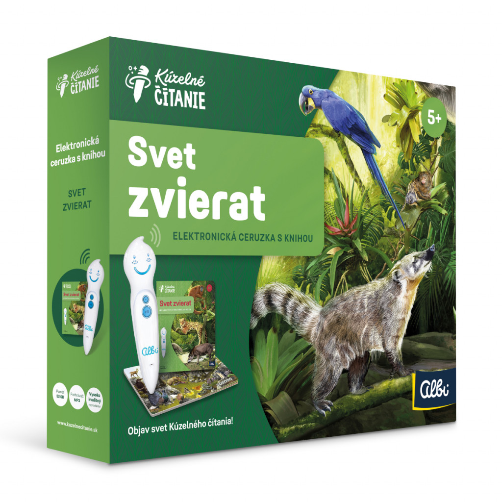 Albi Svet zvierat s elektronickou ceruzkou Albi - nové balenie