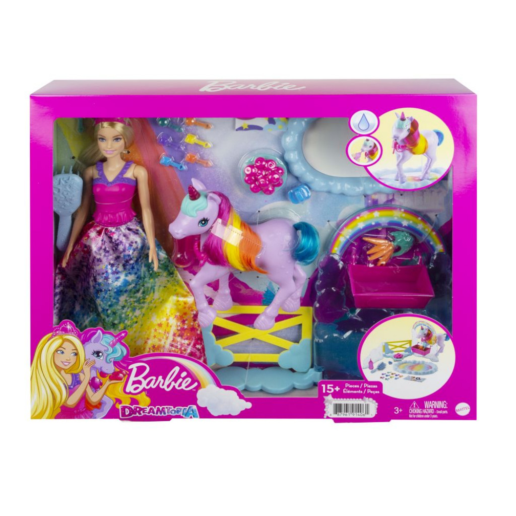 Mattel BRB PRINCEZNÁ A DÚHOVÝ JEDNOROŽEC HERNÝ SET