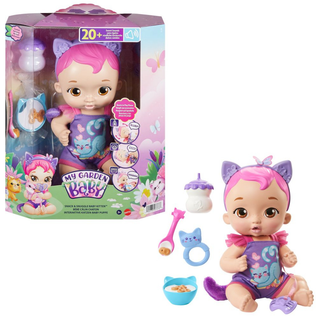 Mattel My Garden Baby mačiatko so zvukmi asst  