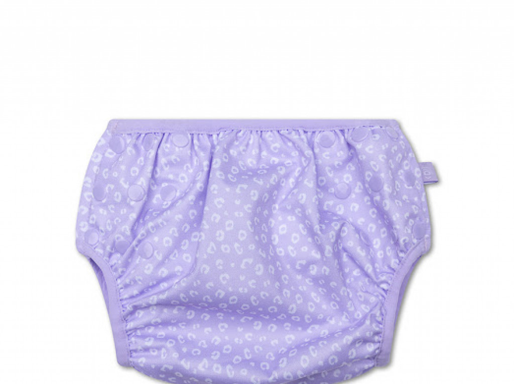 Swim Essentials Plavky pre bábätká s UPF 50+ Lila Leopard