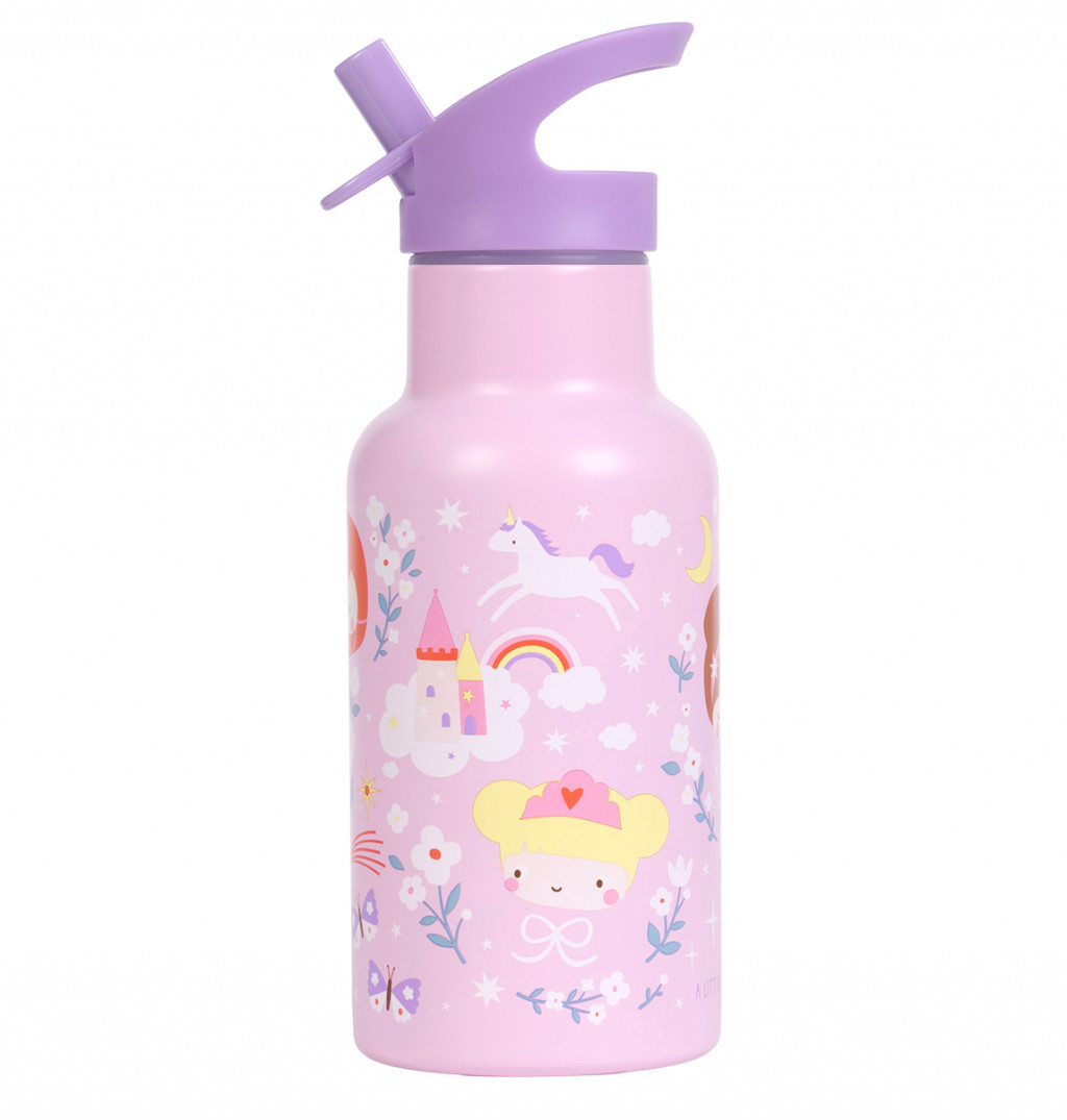 A Little Lovely Company A Little Lovely Company – antikorová fľaša na pitie, 350 ml – princezné