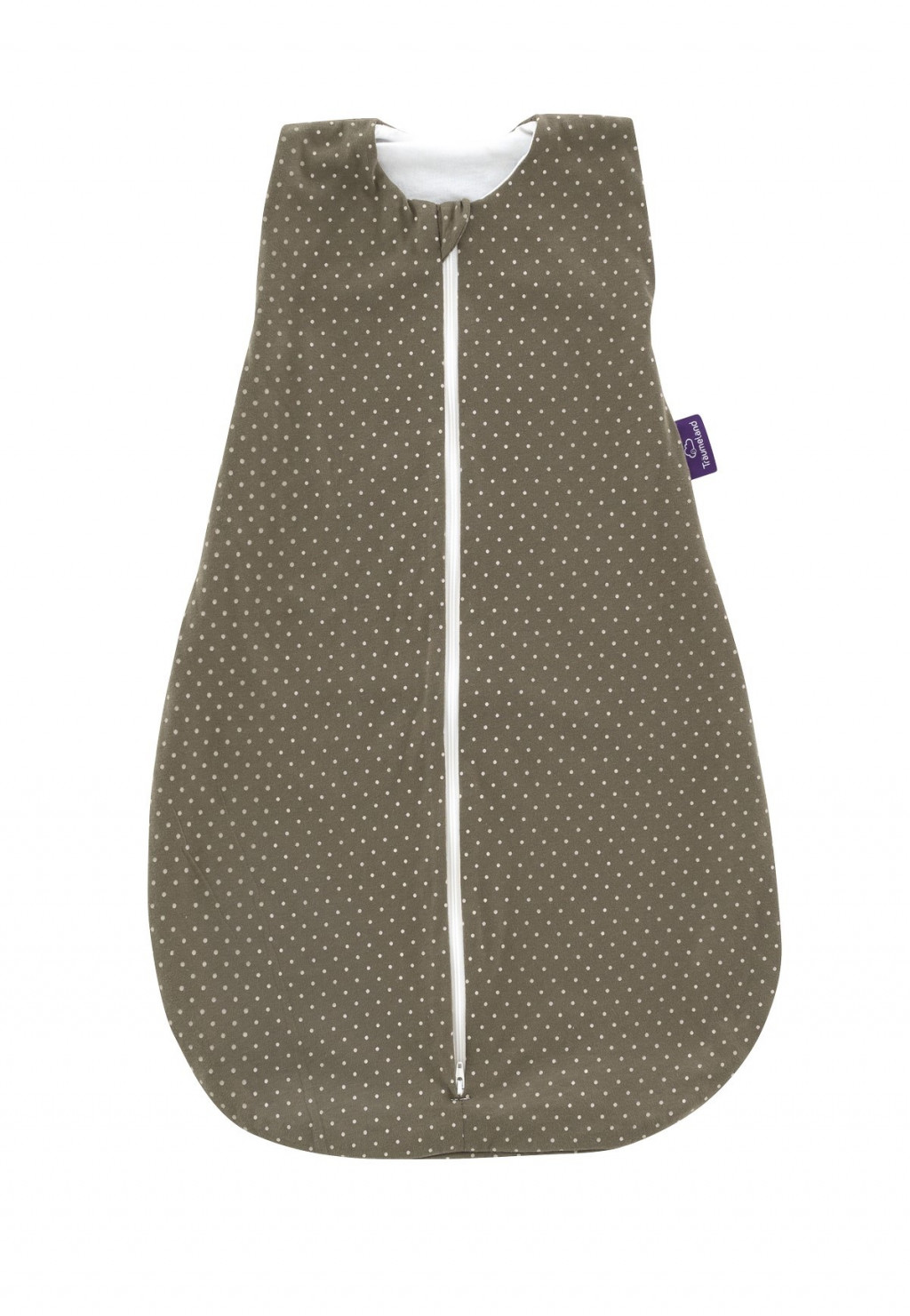 TRÄUMELAND Letný spací vak Liebmich Pünktchen Oliv 70 cm