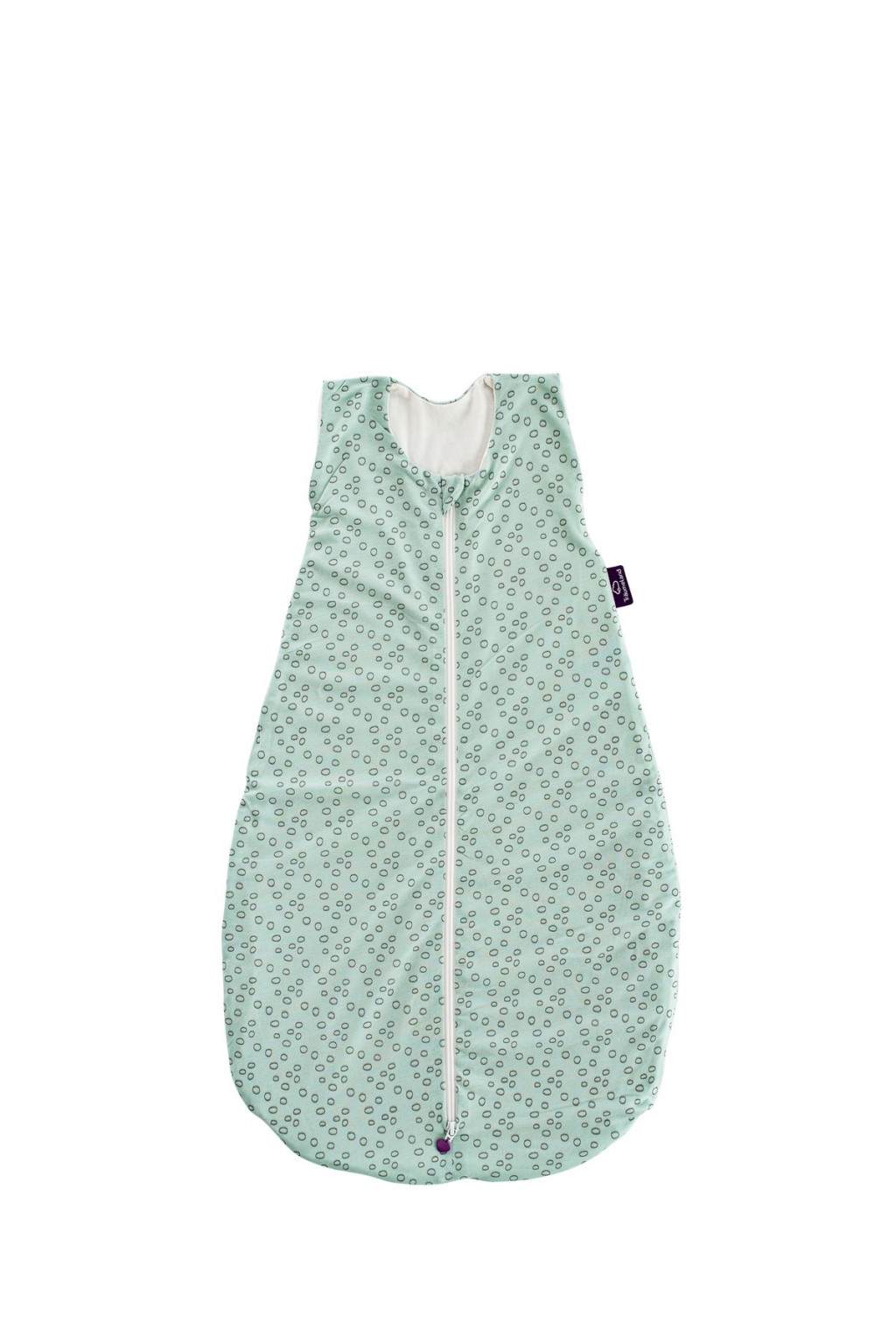 TRÄUMELAND Letný spací vak Liebmich Tencel Kreise mint 110 cm