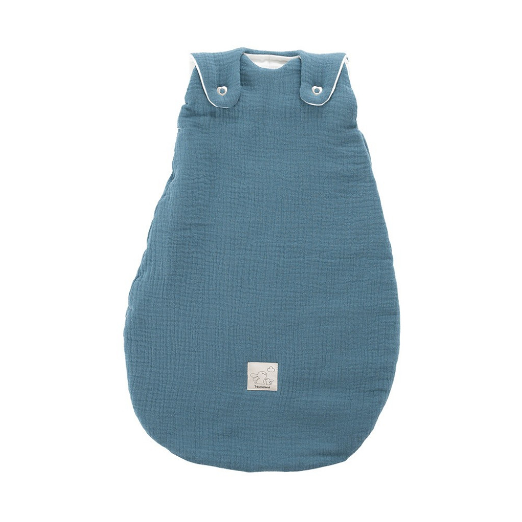 TRÄUMELAND Vonkajší spací vak Liebmich Musselin Jeansblau 62/68