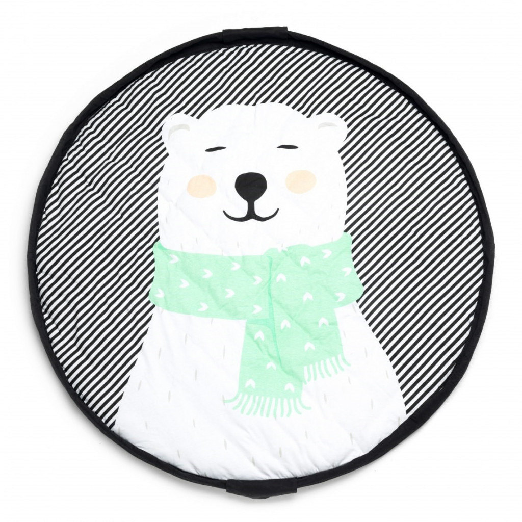 Play&Go Noomad soft Hracia deka a Vak na hračky Polar Bear