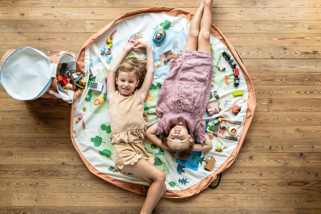 Play&Go Soo Kôš na hračky s podložkou ZOO