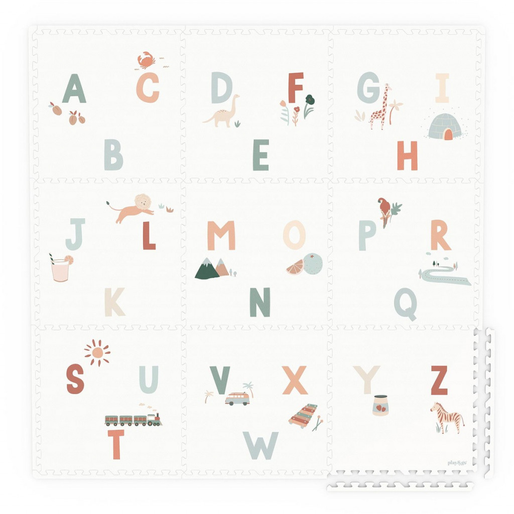 Play&Go Tiloo EEVAA Podložka na hranie a domček Alphabet