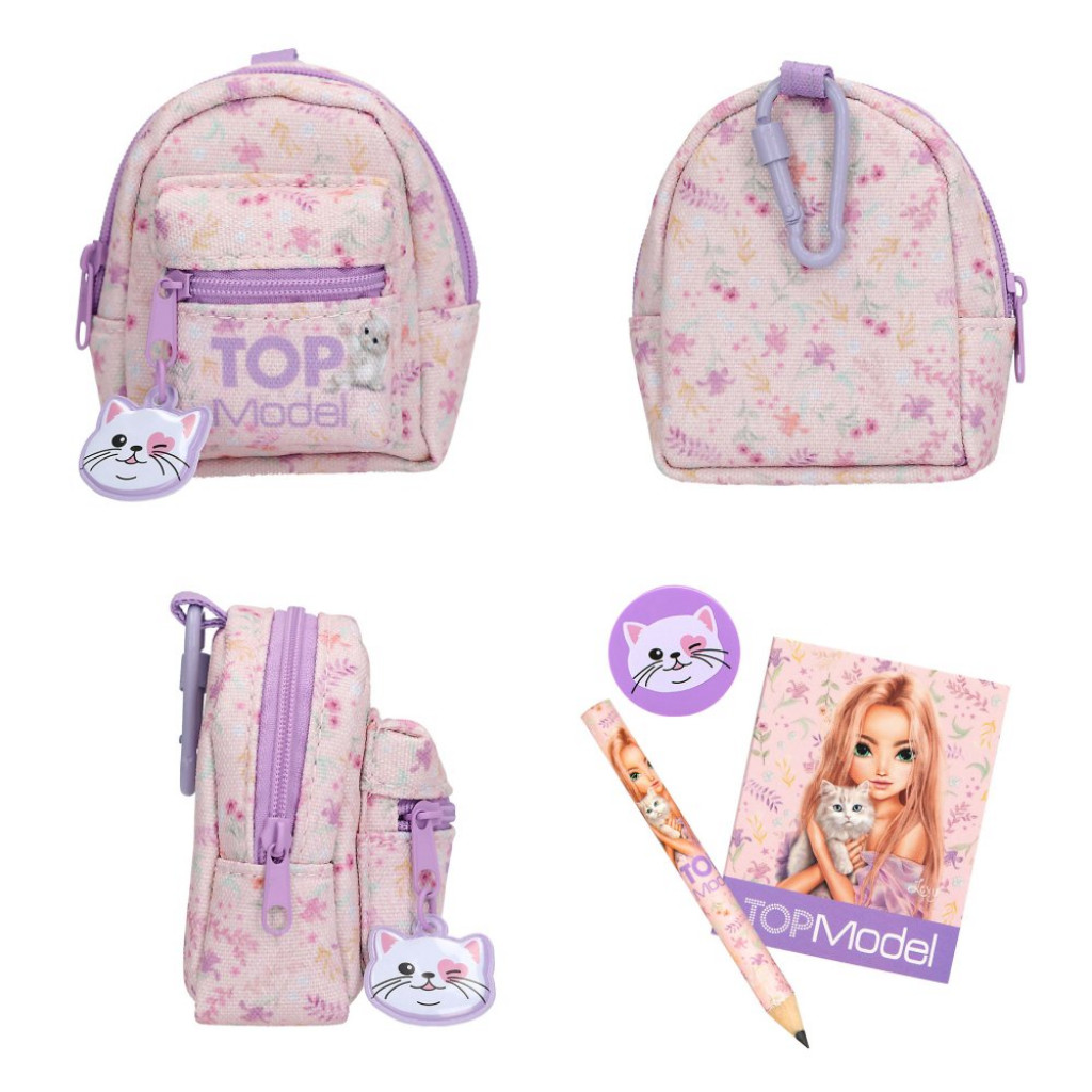 Top Model Minibatoh s písacími potrebami BLOOMING KITTY