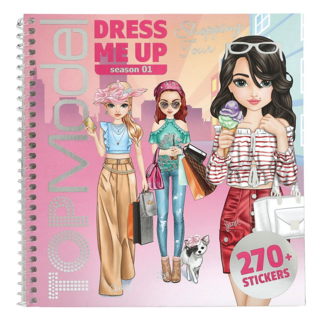 Top Model Kreatívny zošit  Dress me up SHOPPING TOUR