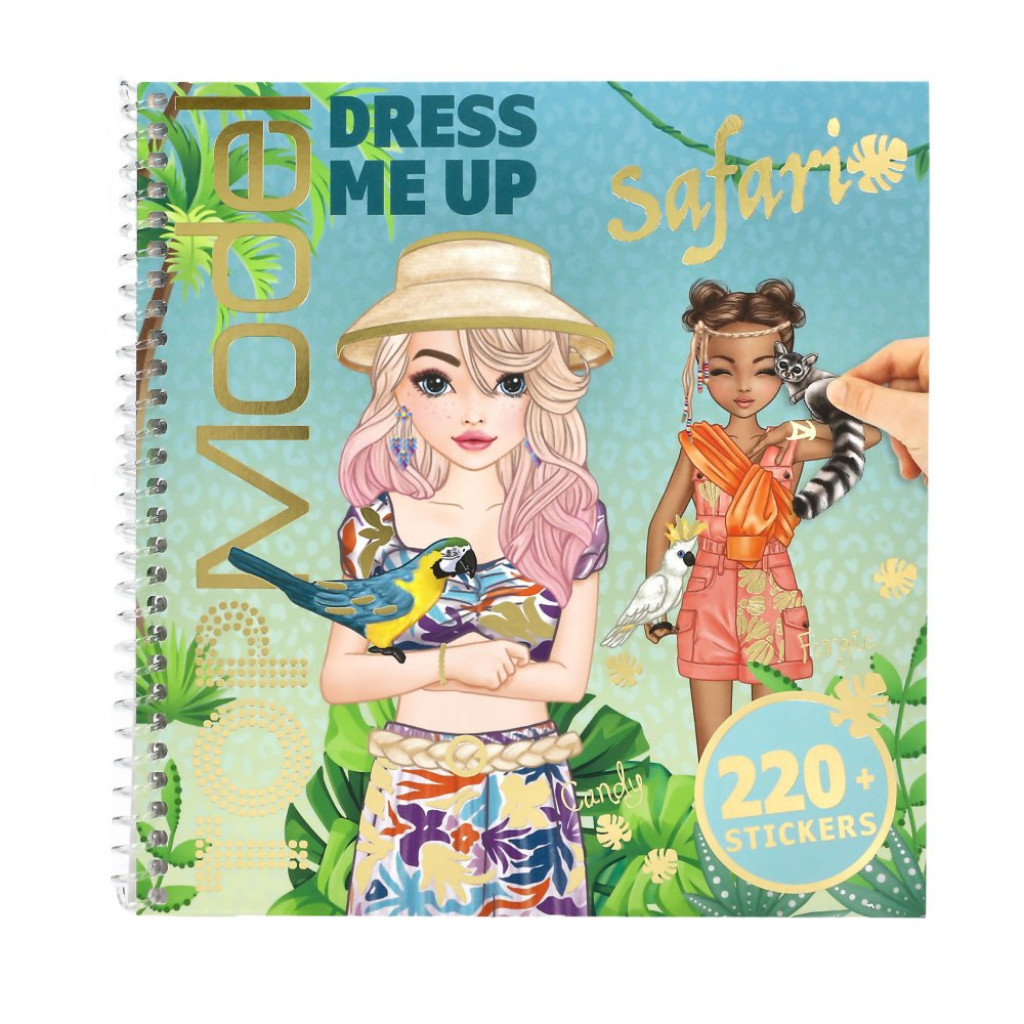 Top Model Kreatívny zošit  Dress me up SAFARI