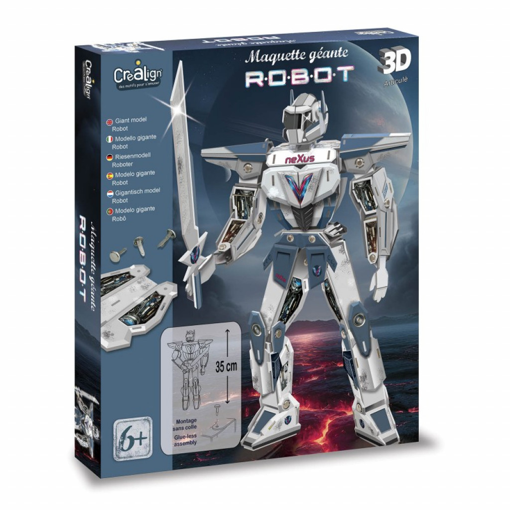 Créa Lign 3D model Robot 6+
