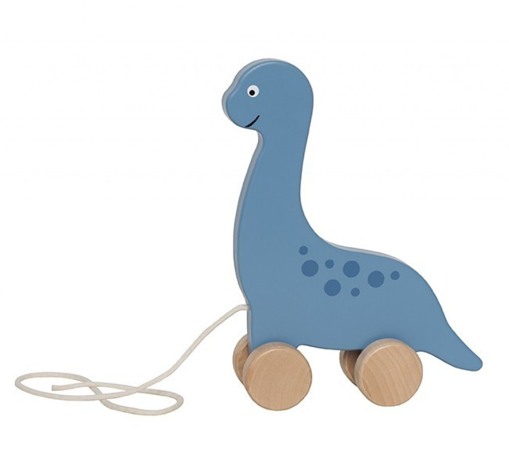 JaBaDaBaDo Ťahací dinosaurus modrý