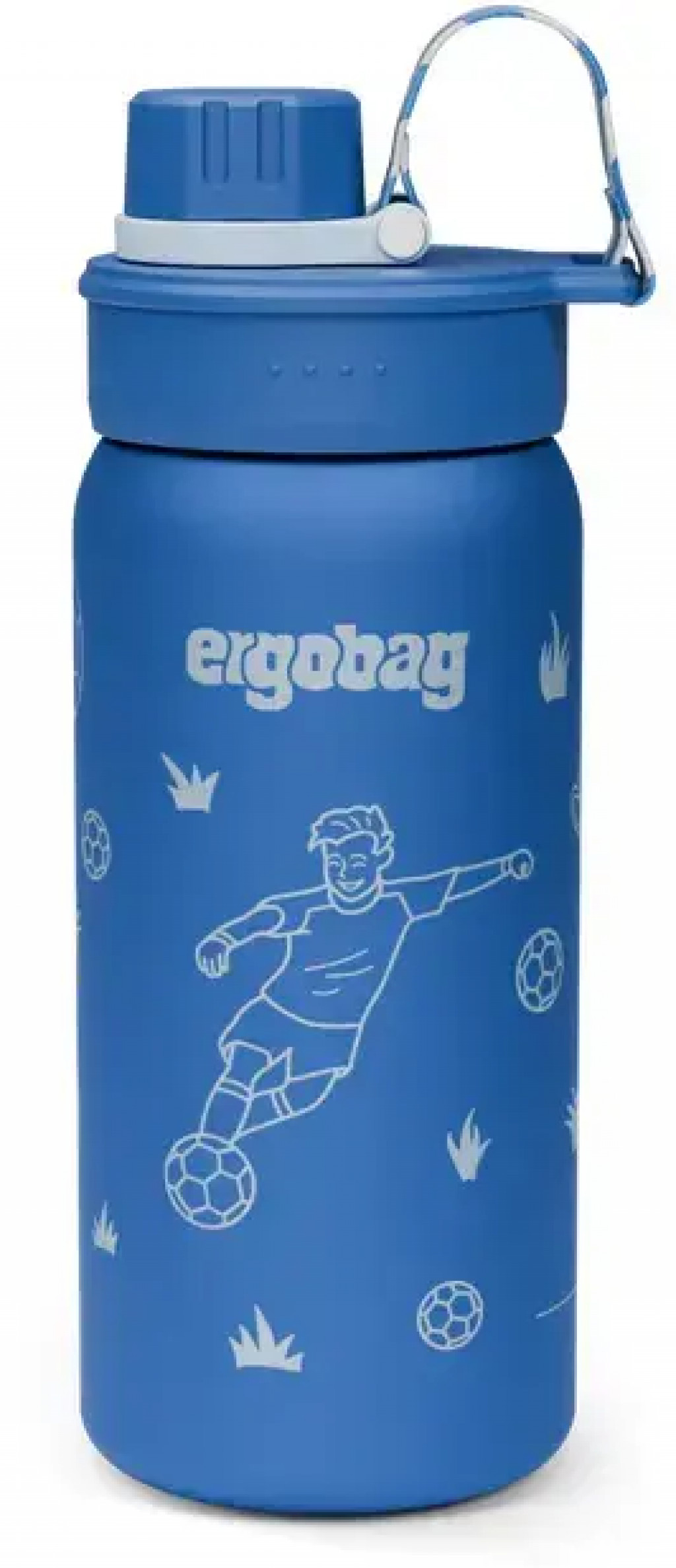 Ergobag Nerezová fľaša Ergobag Stainless Steel Bottle - Soccer