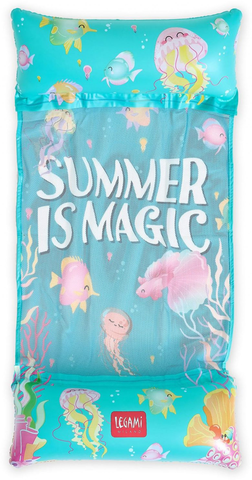 Legami Nafukovacie sieťové ležadlo Legami Inflatable Hammock - Summer Is Magic