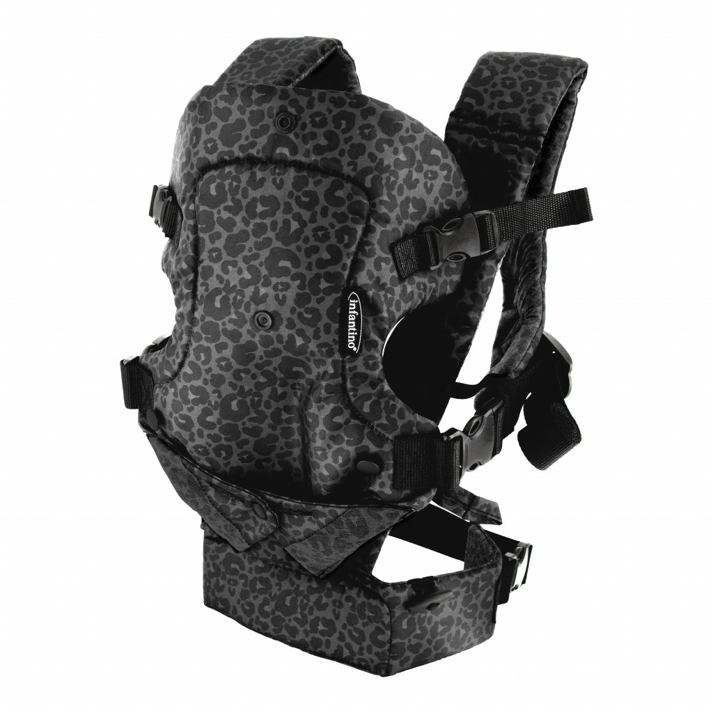 Infantino Nosič Flip 4v1 Convertible Leopard Black