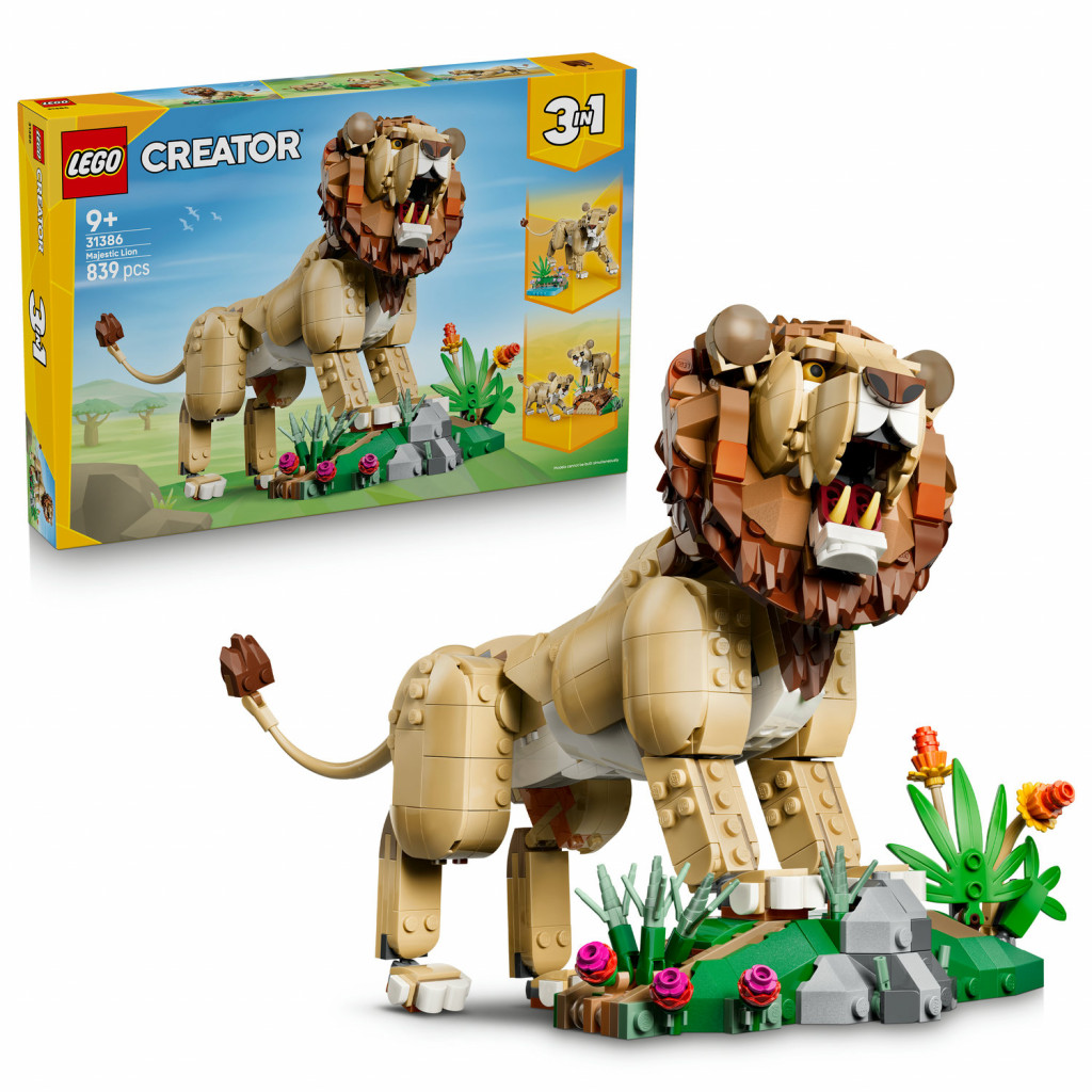 Lego® Divoké zvieratá: Majestátny lev
